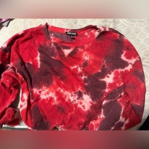 Steve Madden Tie Dye Cropped Sweater